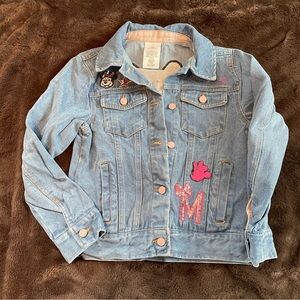 Disney Minnie Mouse Denim Jacket, Size 7/8